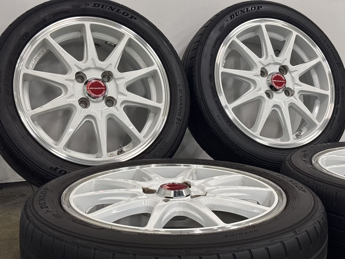 ホイール良好品】LMスポーツ RS10 15in 5J+45 PCD100 ダンロップ