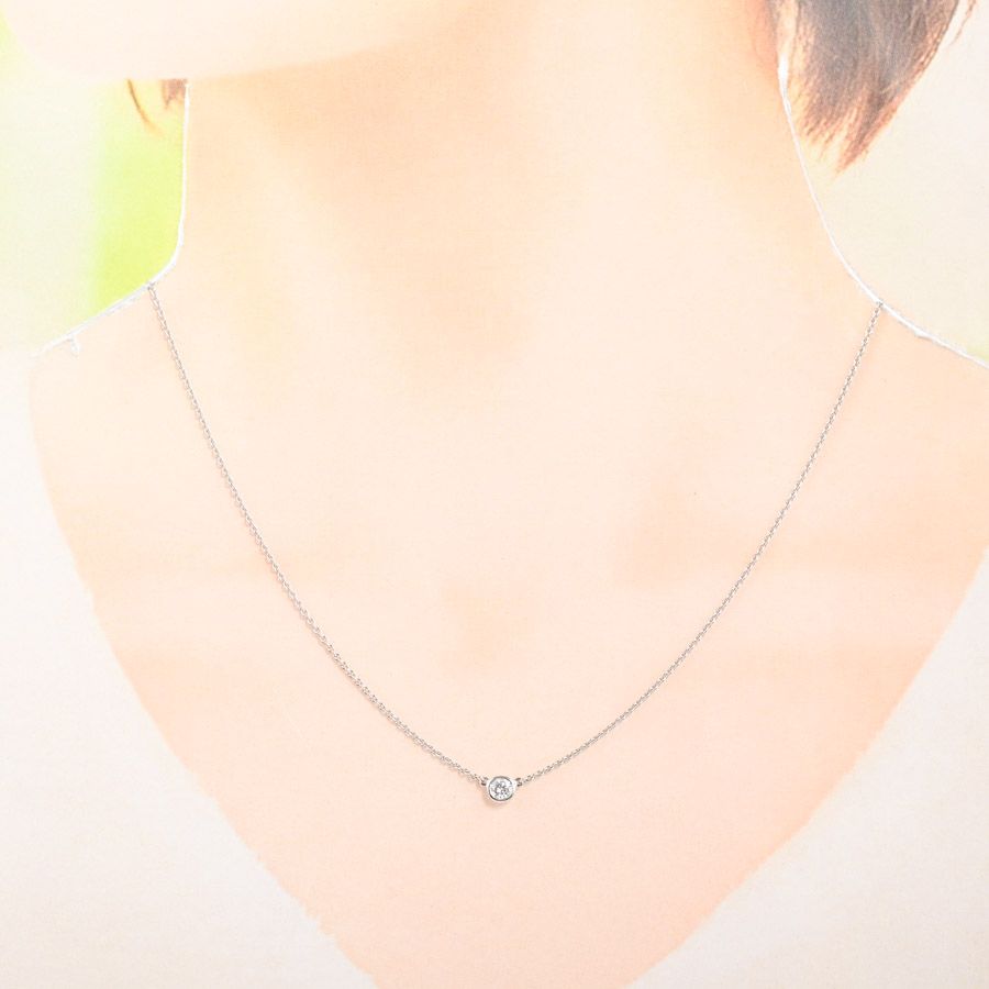 Tiffany & Co. バイザヤード ネックレス TIFFANY&Co. ティファニー ネックレス バイザヤード - メルカリ