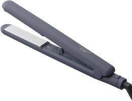 【新品】アイリスオーヤマ MiCOLA (ミコラ) ストレートアイロン 海外対応 温度調節可能 HIR-MS101-H ダークグレー