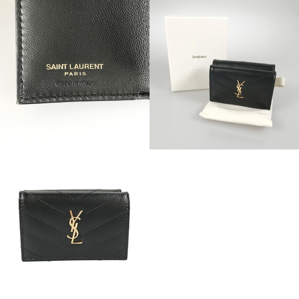 サンローラン SAINT LAURENT カサンドラ オリガミ タイニー ウォレット