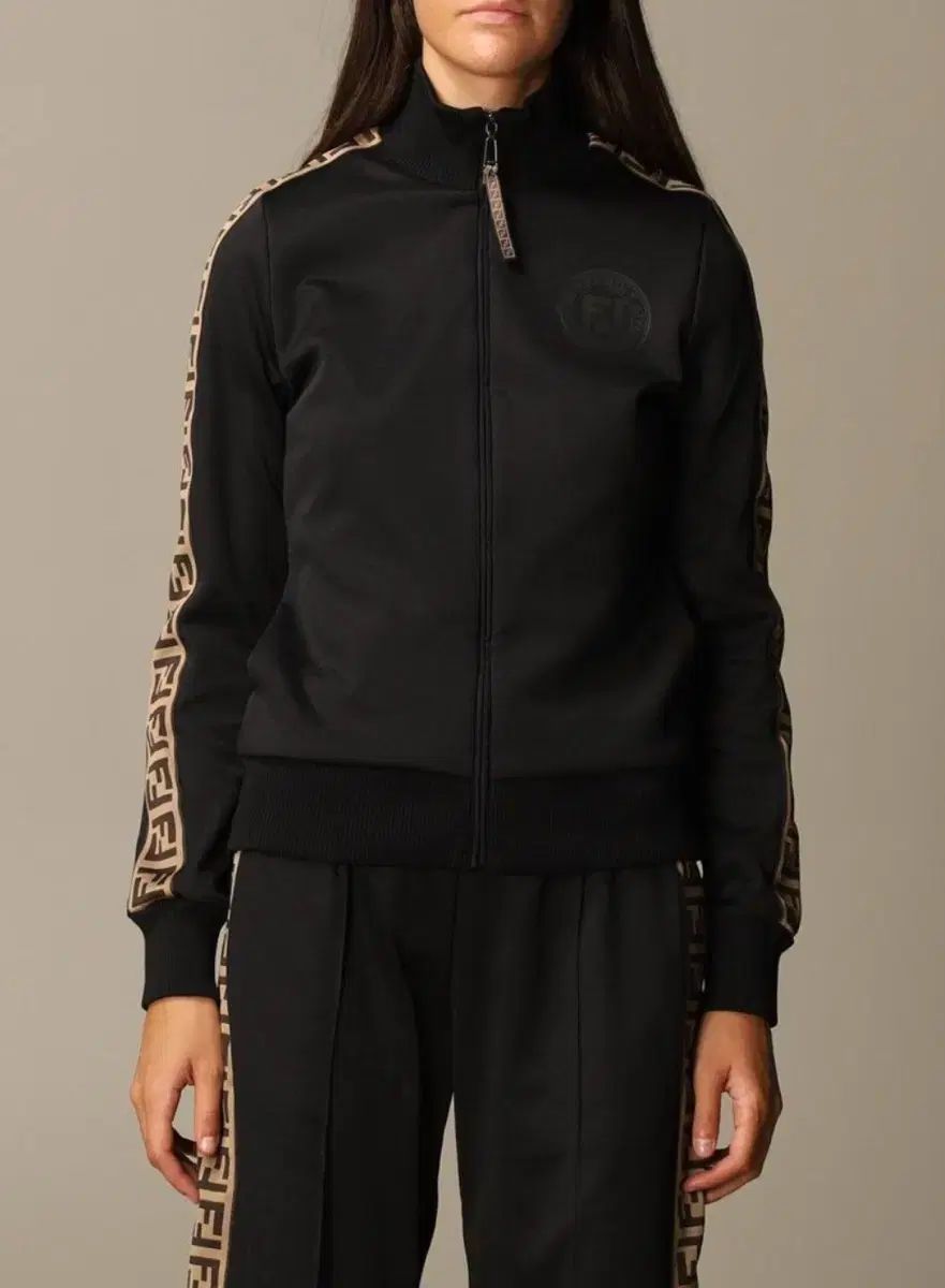 40/ FENDI フェンディ Fendirama FF ジャカード ジャージ トラック ジャケット