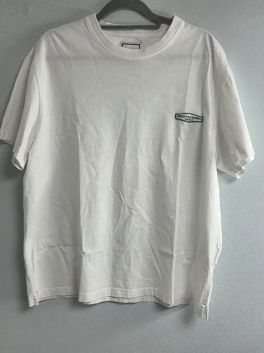 (正規品)ウーヨンミ バックロゴ パリ 半袖 Tシャツ