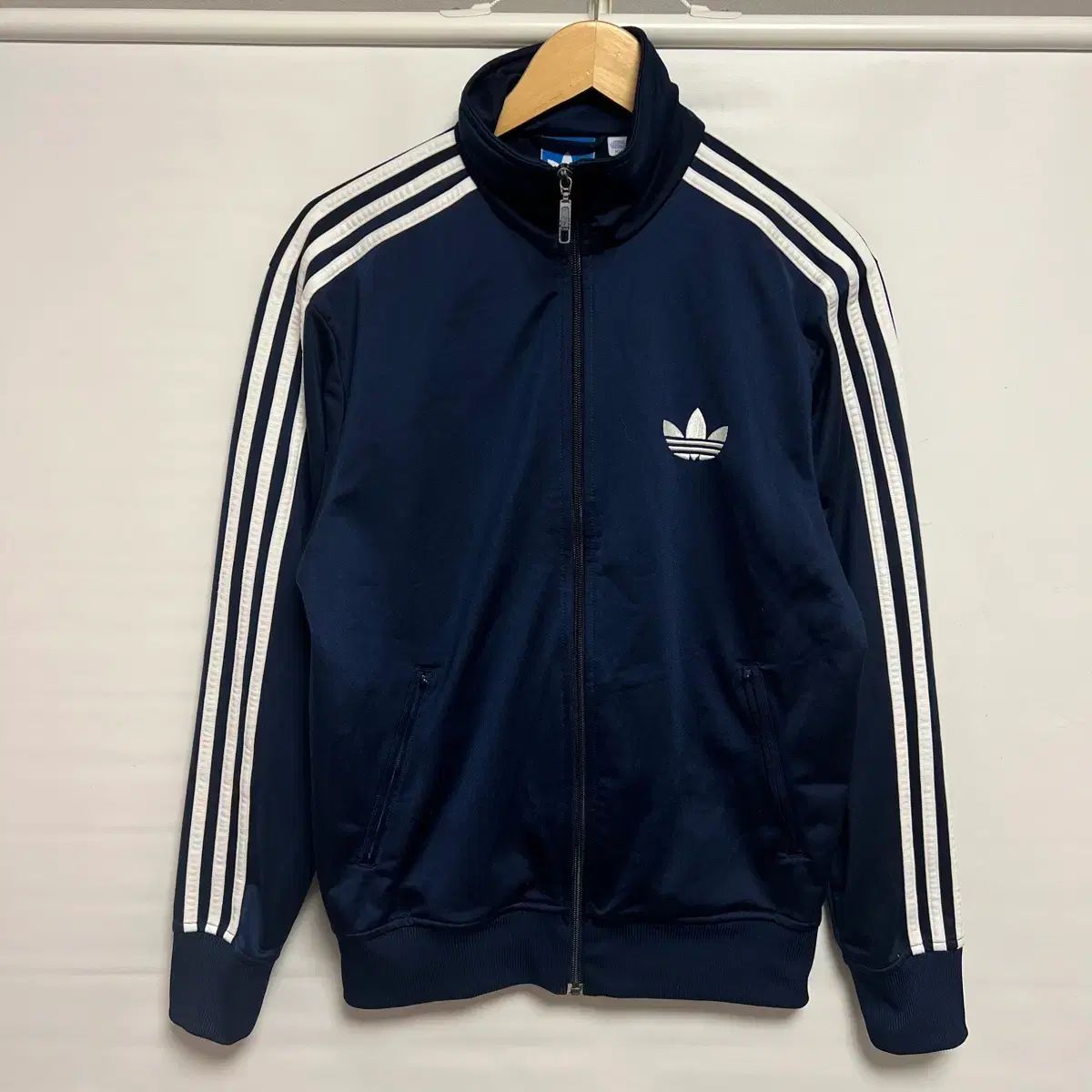 正規品/100 adidas 旧ファイヤーバード ネイビー トラックジャージ/ジャージ