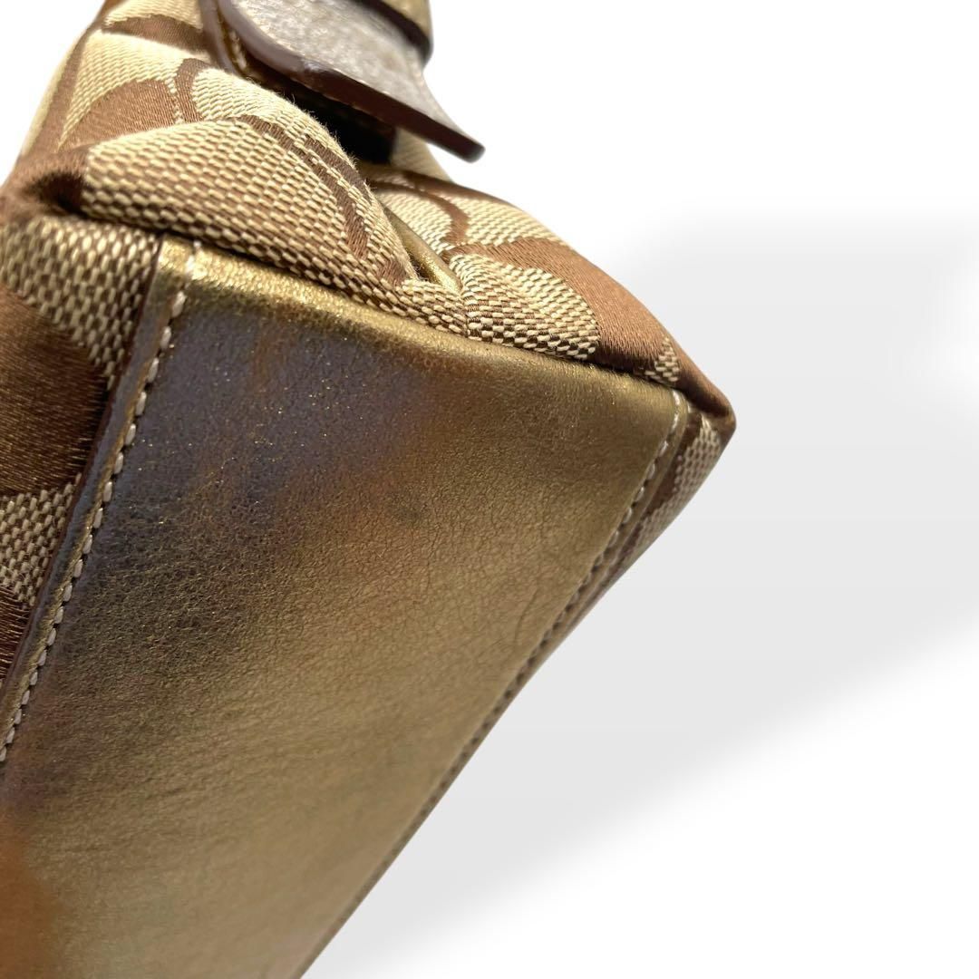 極美品　COACH コーチ　ワンショルダーバッグ　ハンドバッグ　キャンバス