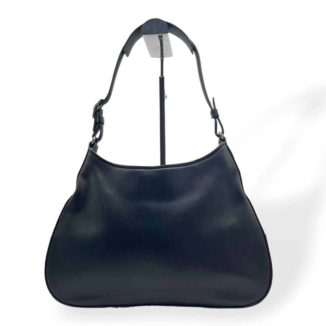 極美品　COACH オールドコーチ ワンショルダーバッグ ハンドバッグ ブラック