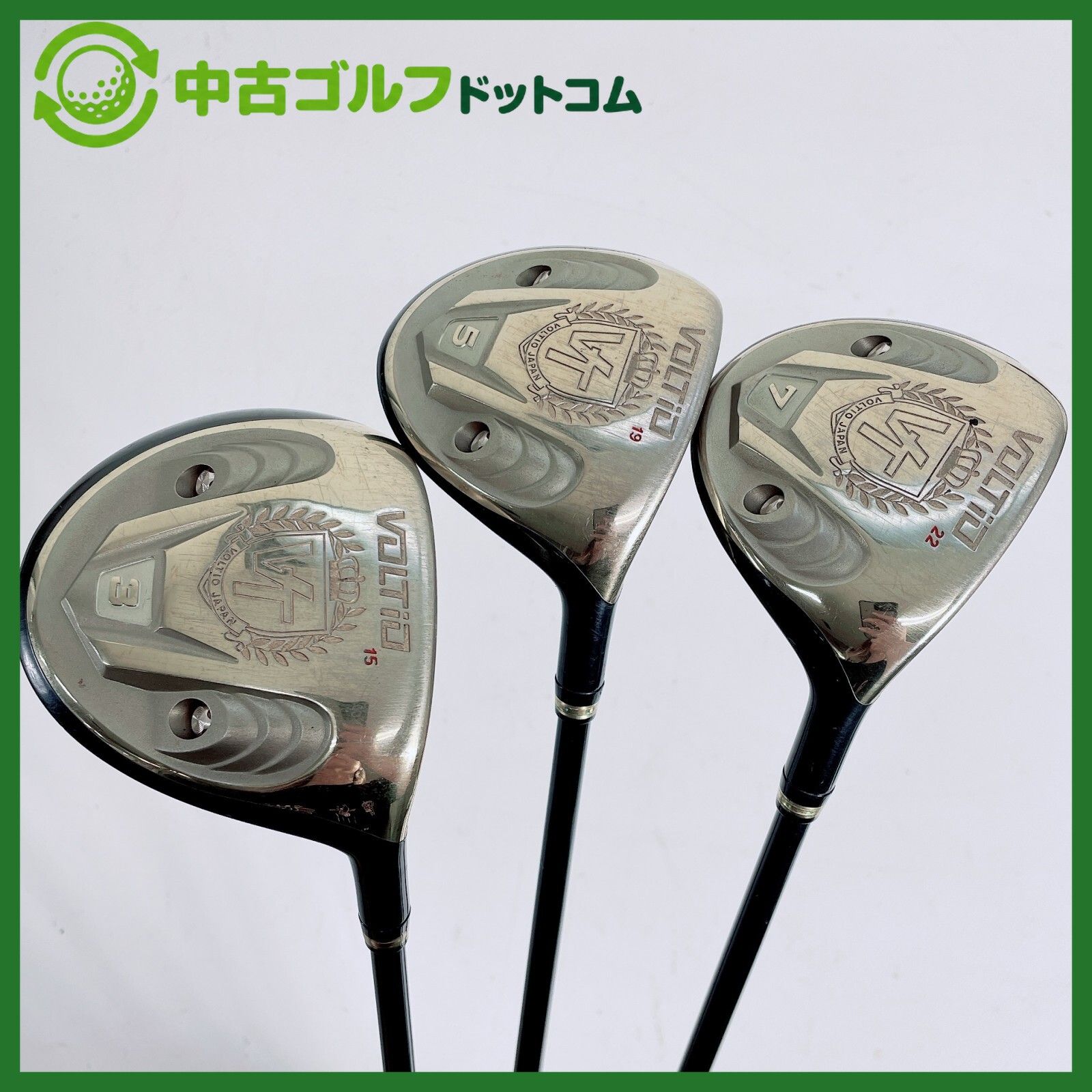 【中古】カタナグルフ VOLTiO 3W 15°/5W 19°/7W 22° フェアウェイウッド 単品【SR】