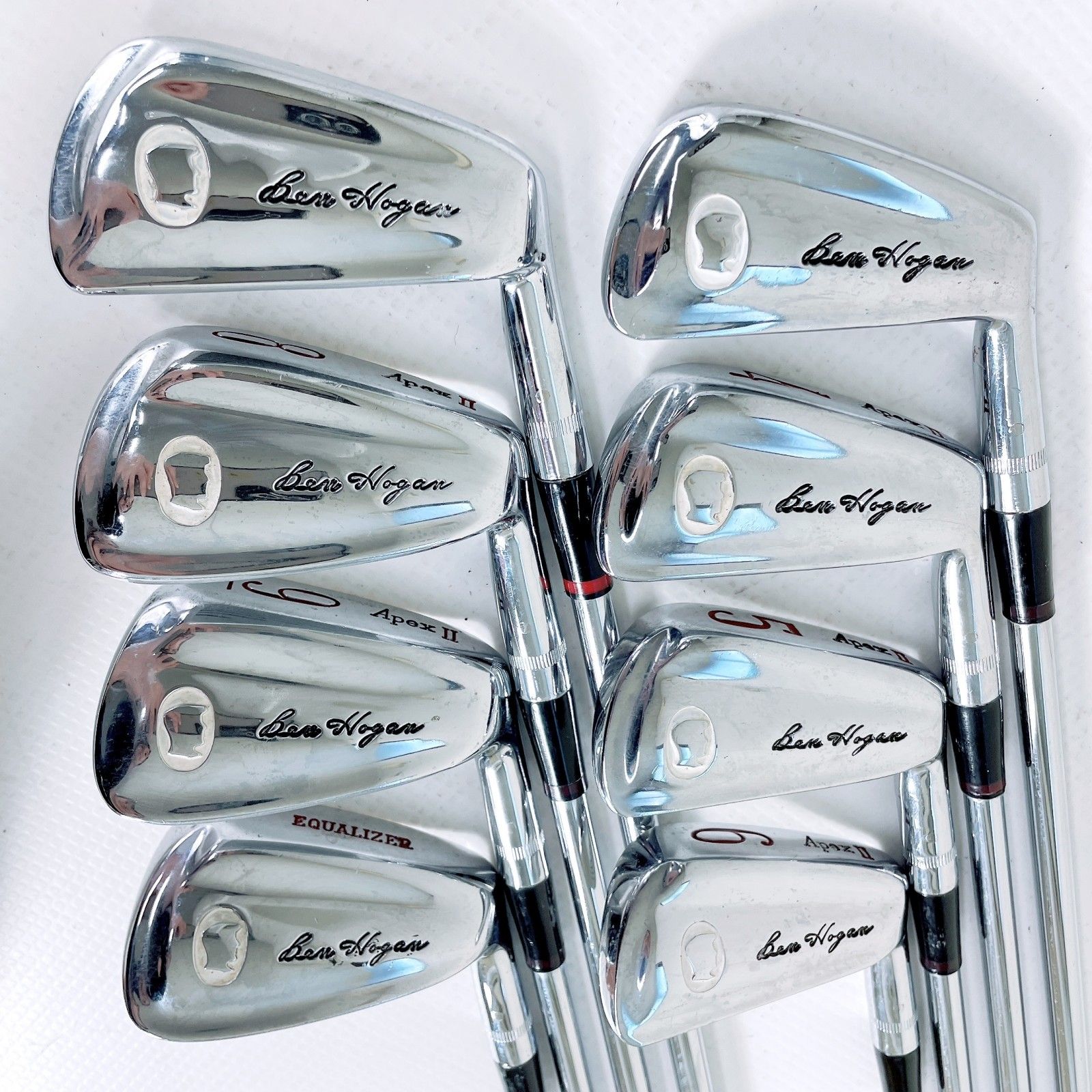 【希少】ベンホーガン APEX Ⅱ アイアン メンズゴルフ 9本セット 中古】 ベン・ホーガン APEX II 3-9I 8本セット アイアン セット【表記