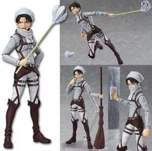 フィギュア figma リヴァイ お掃除ver. 「進撃の巨人」 ワンダーフェスティバル2014夏&GOODSMILE ONLINE SHOP限定【10日以内発送】