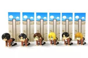 フィギュア 全6種セット 「進撃の巨人」 組体操フィギュア ローソン限定 2014年 アサヒ ワンダキャンペーン品【10日以内発送】