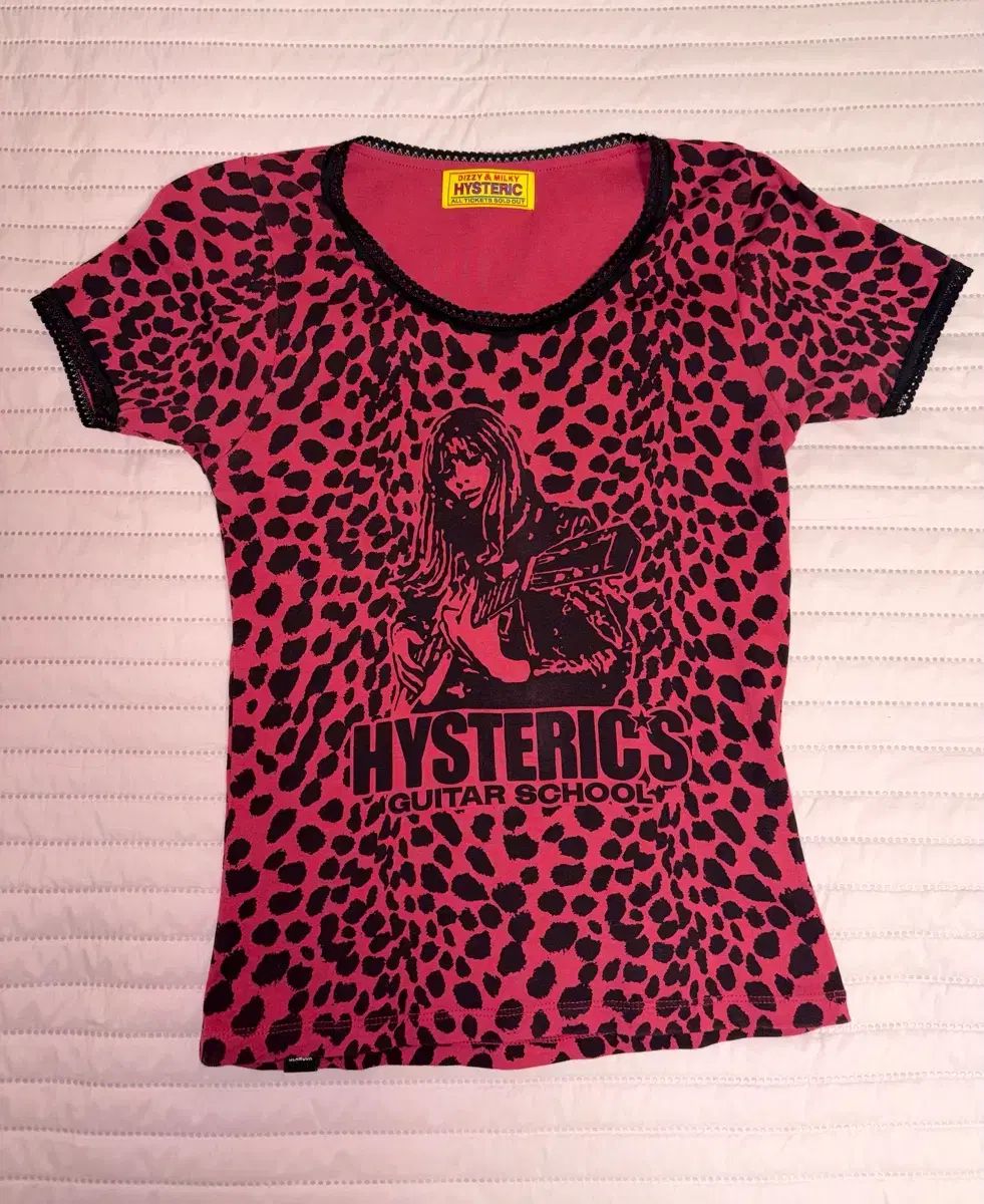 HYSTERIC GLAMOUR(ヒステリックグラマー) ギャル ピンク レオパード パンク レース 半袖