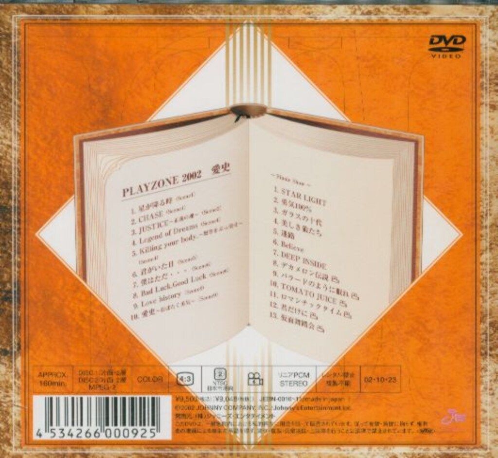 少年隊 DVD PLAYZONE2002 愛史 - メルカリ