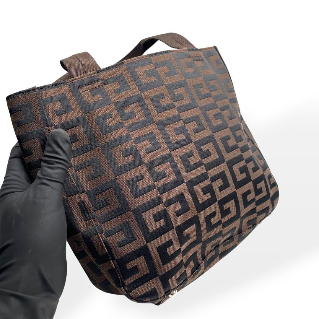 トートバッグ極美品 GIVENCHY ジバンシー ハンドバッグ 4Gロゴ 