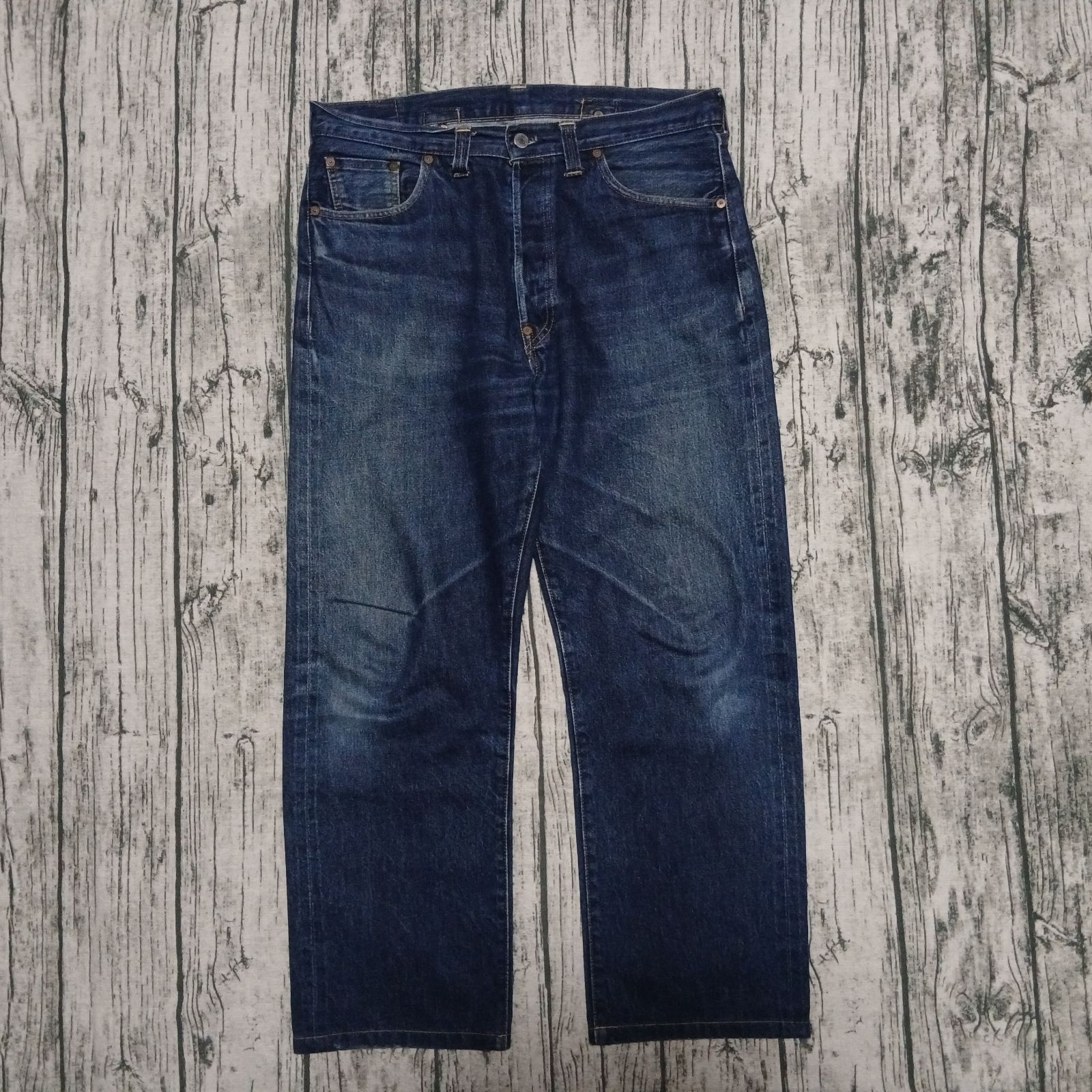 【W36】98年 バレンシア製 LEVI'S 201XX 1937 シンチバック 超雰囲気 555 201-0003 90s