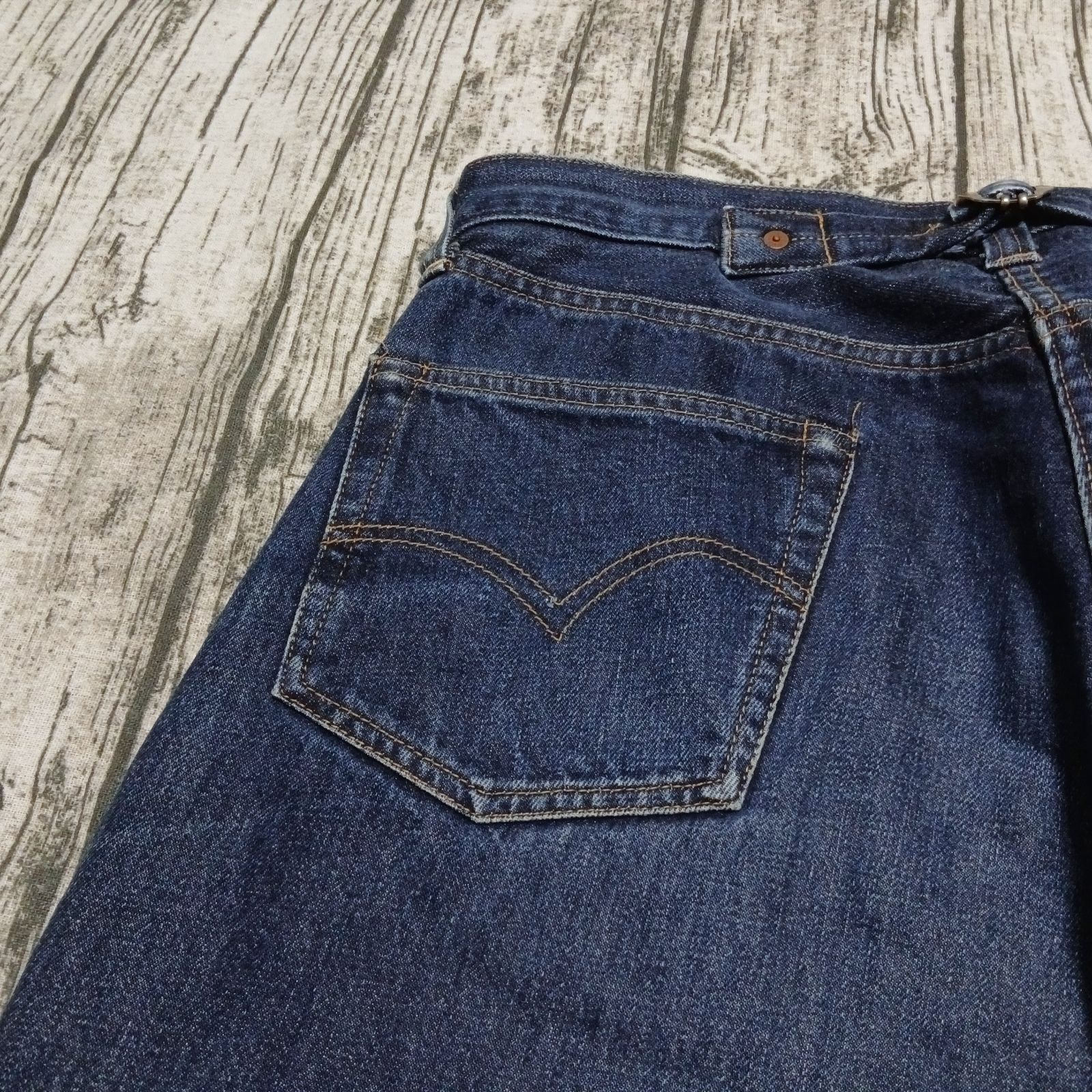 W36】98年 バレンシア製 LEVI'S 201XX 1937 シンチバック 超雰囲気 555