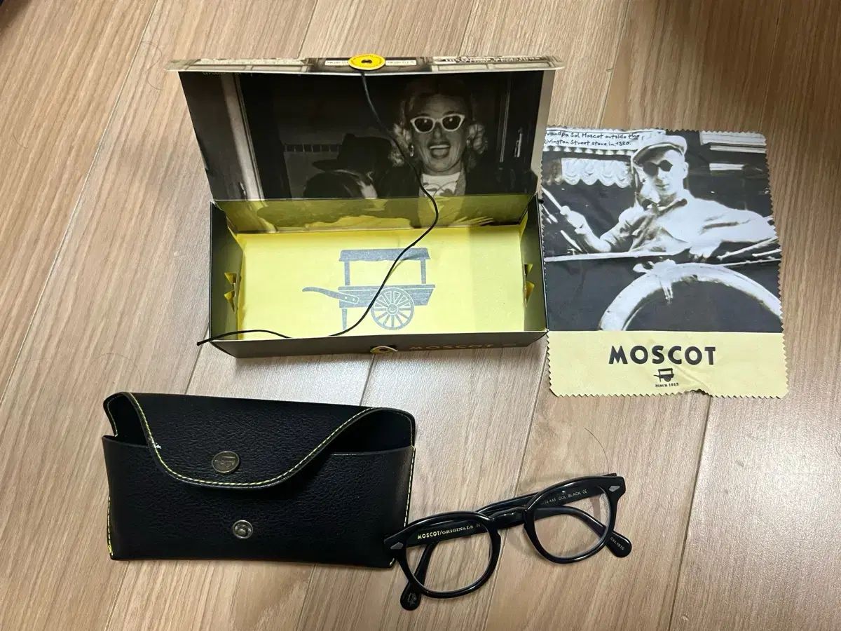 MOSCOT(モスコット) レムトッシュ 46サイズ ブラック
