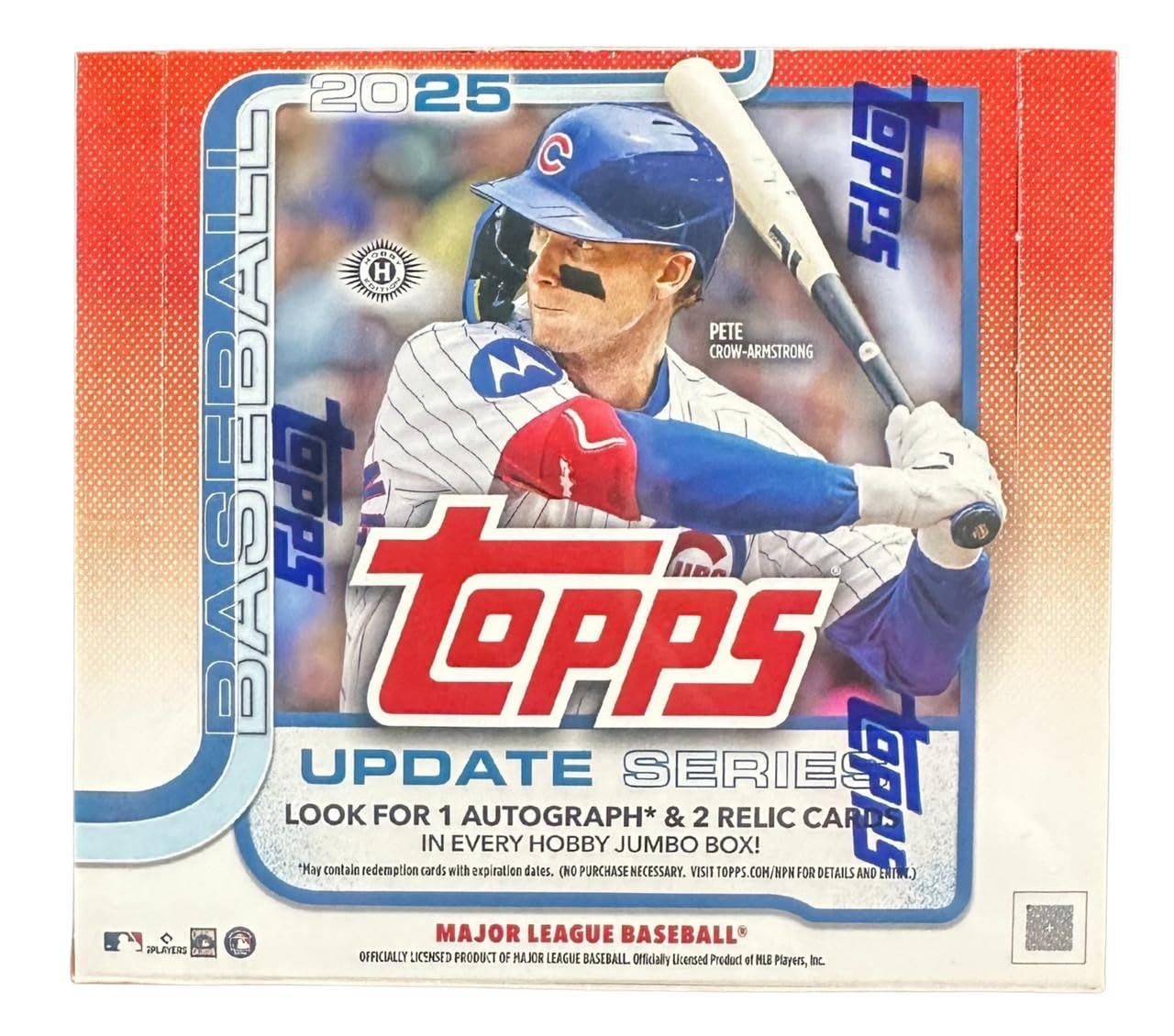 Topps MLB 2025 TOPPS UPDATE BASEBAL SERIES JUMBO BOX