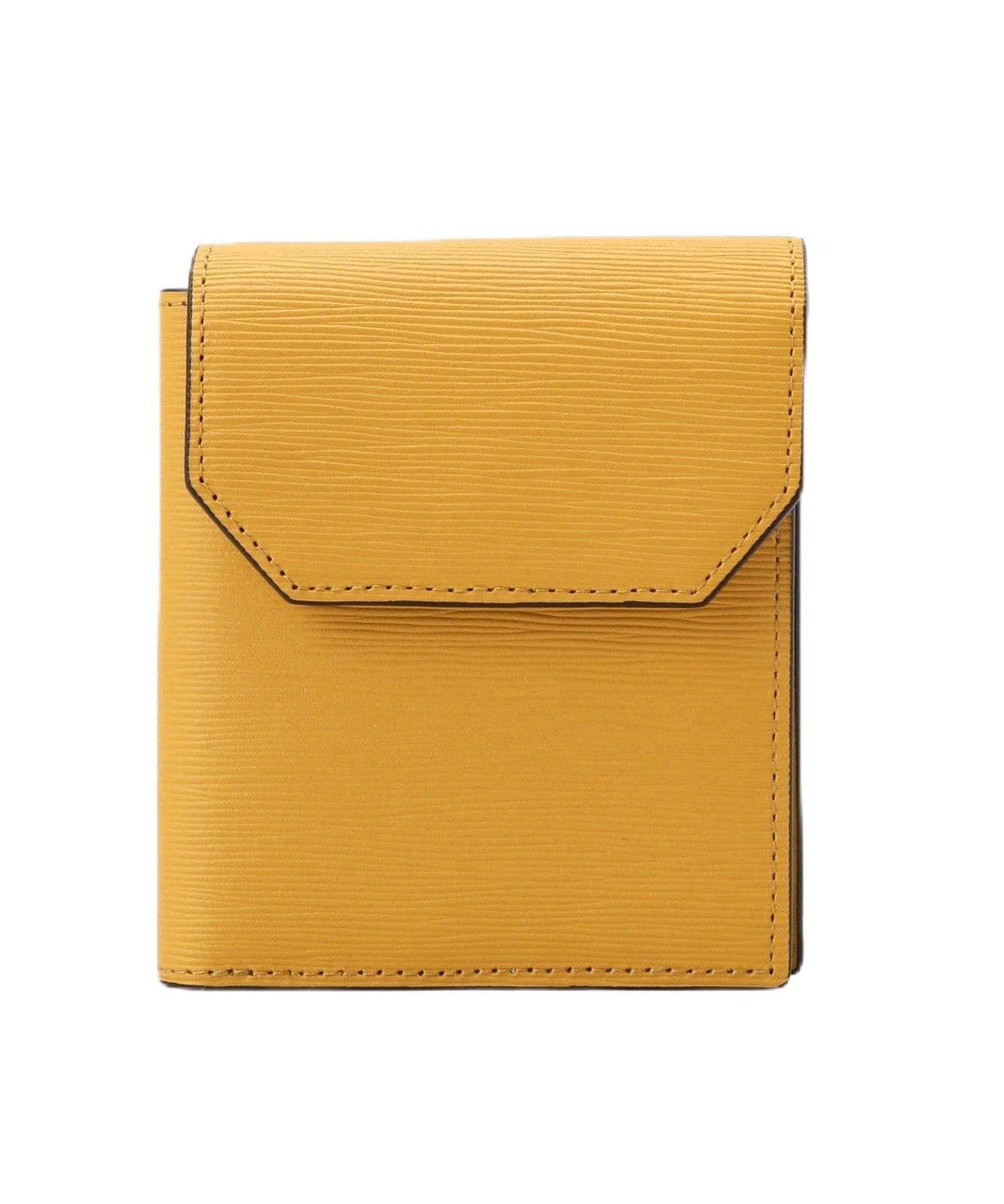 【新品・未開封】[タケオキクチ] NEW レザーリップルシリーズ コンパクトウォレット キャメルブラウン（041） 00（FREE