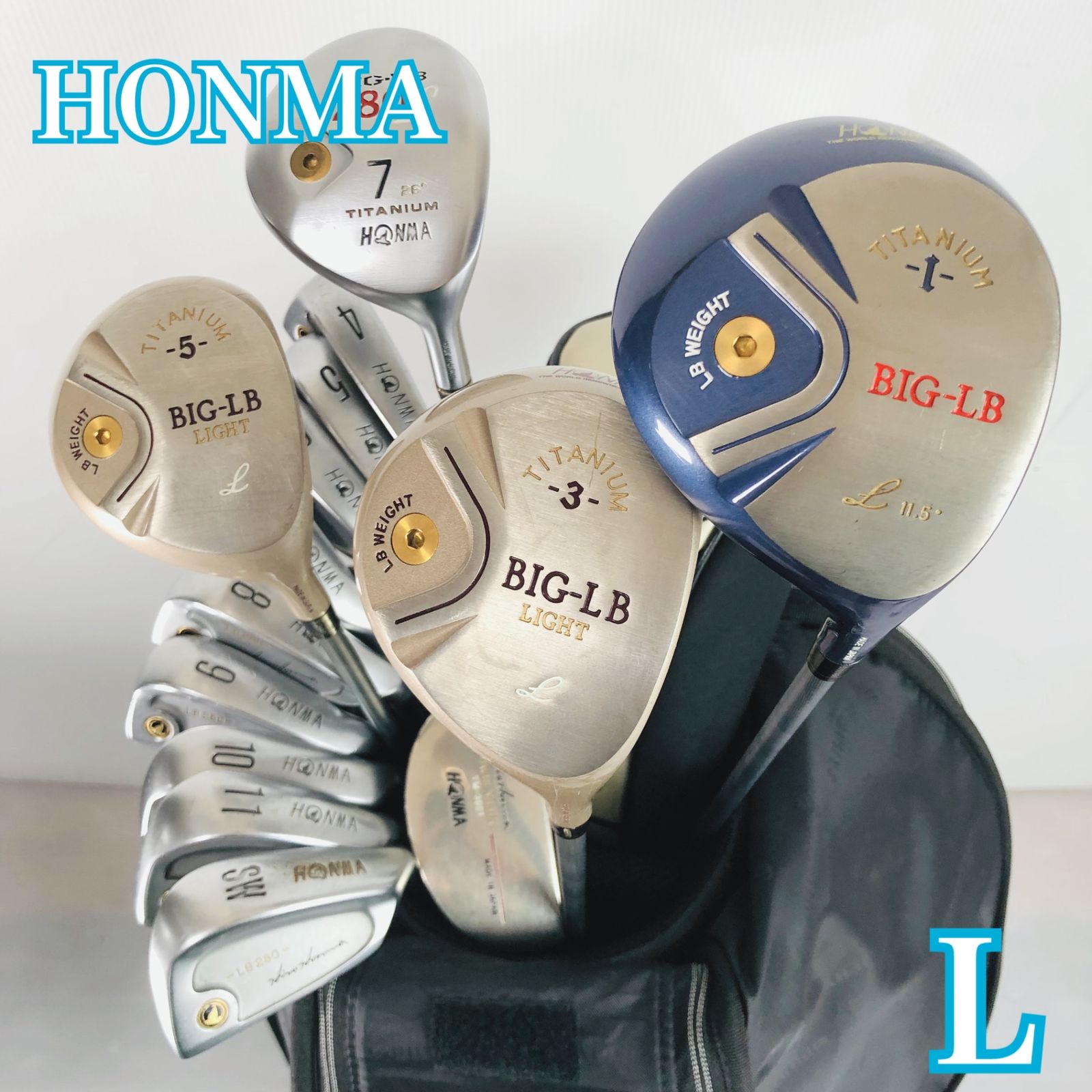 レディース HONMA ホンマ BIG-LB ゴルフクラブセット ゴルフセット レディース HONMA ホンマ BIG-LB ゴルフクラブセット ゴルフセット