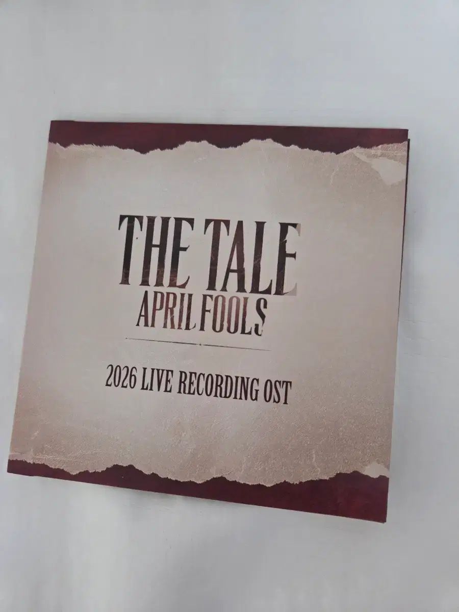 ミュージカル ザ・テイル・エイプリル・フール ost 2026 ライブ 出品