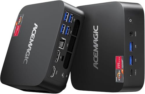ACEMAGIC ミニpc ryzen 5 7430U 最大4.3GHz 6C/12T 高速マルチタスク 16GB RAM+512GB M.2 SSD拡張可 ミニパソコン Windows11 Pro Type-C USB3.2X6 mini 8325d690