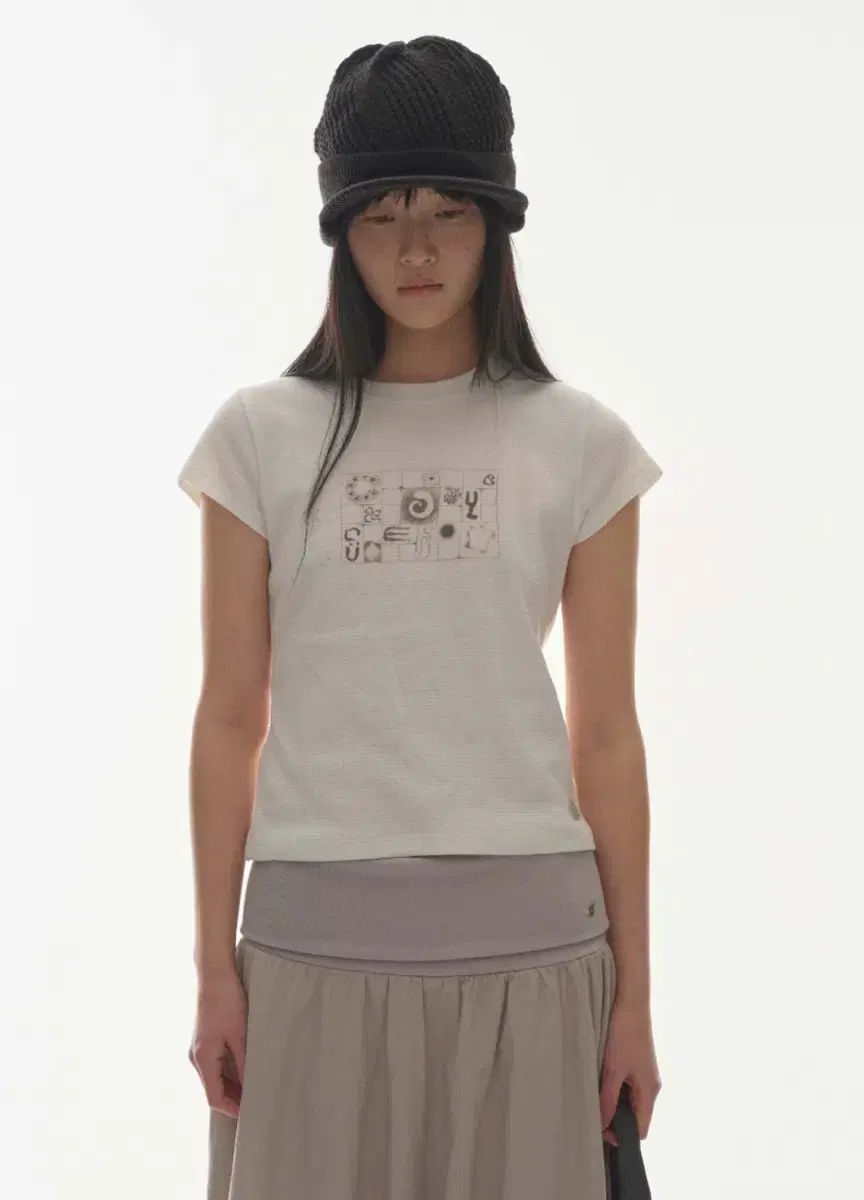 コイセイオ COY WAFFLE T-SHIRT IVORY