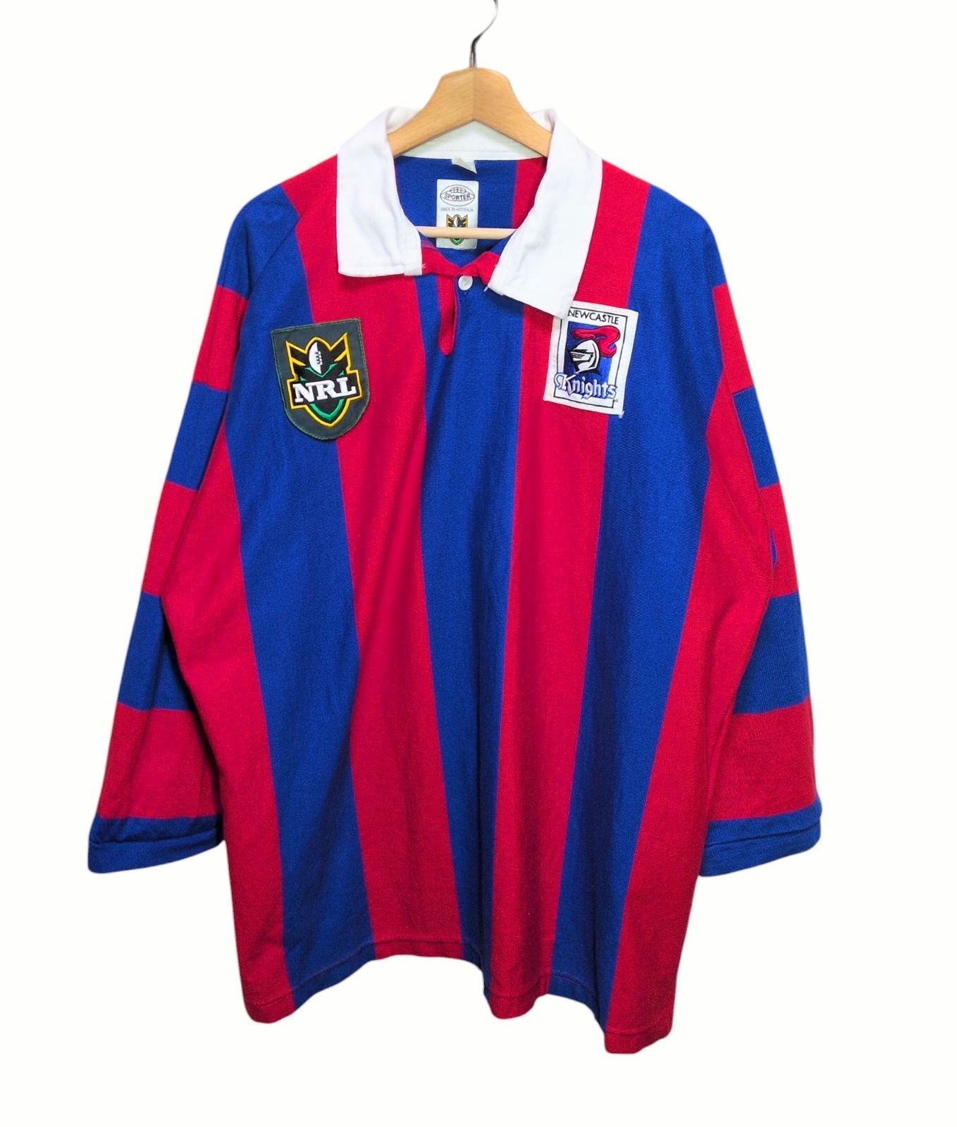 90s オーストラリア製 SPORTER ニューカッスルナイツ NRL ラグビージャージ
