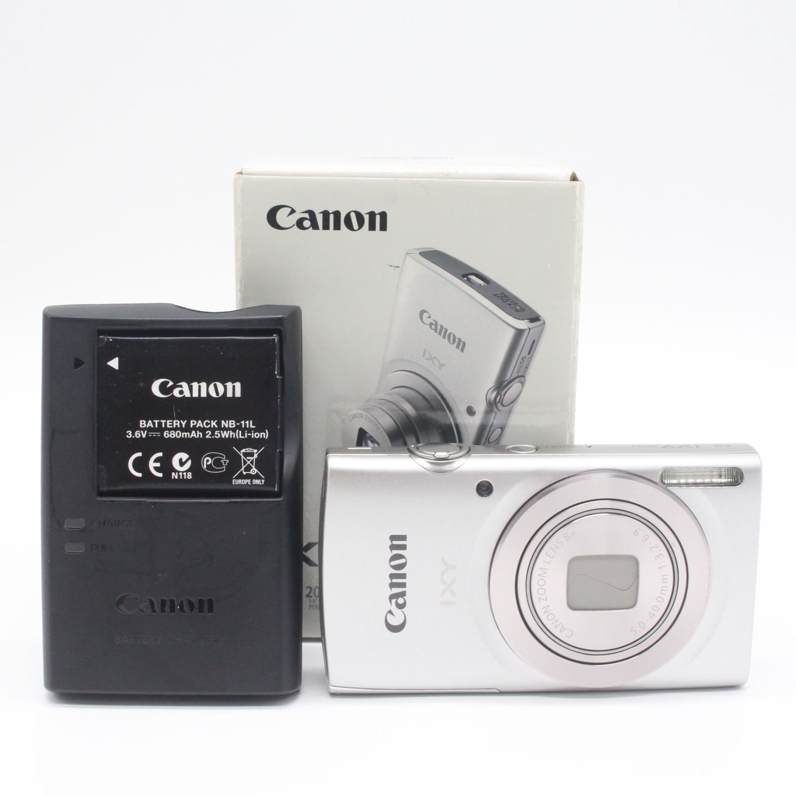 嬉しい本箱付き！■極上品■ CANON IXY200 シルバー
