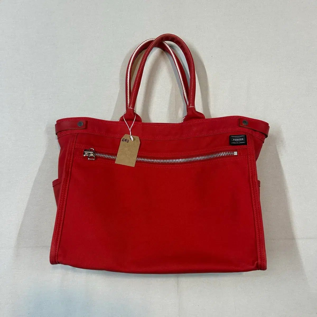 M) Porter Porter Girl トートバッグ ショルダーバッグ バッグ レッド E43