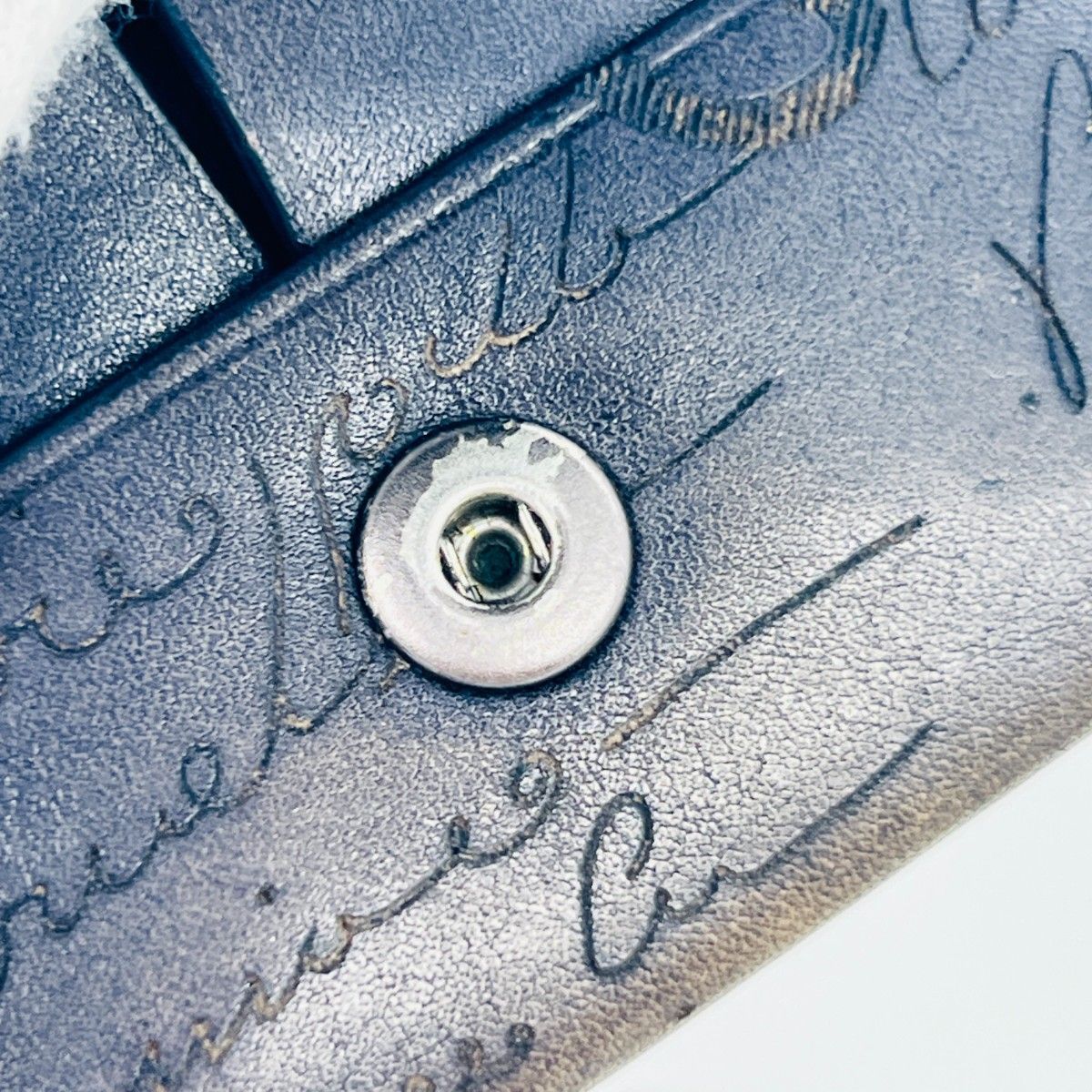 ベルルッティ Berluti カリグラフィー コインケース ネイビー