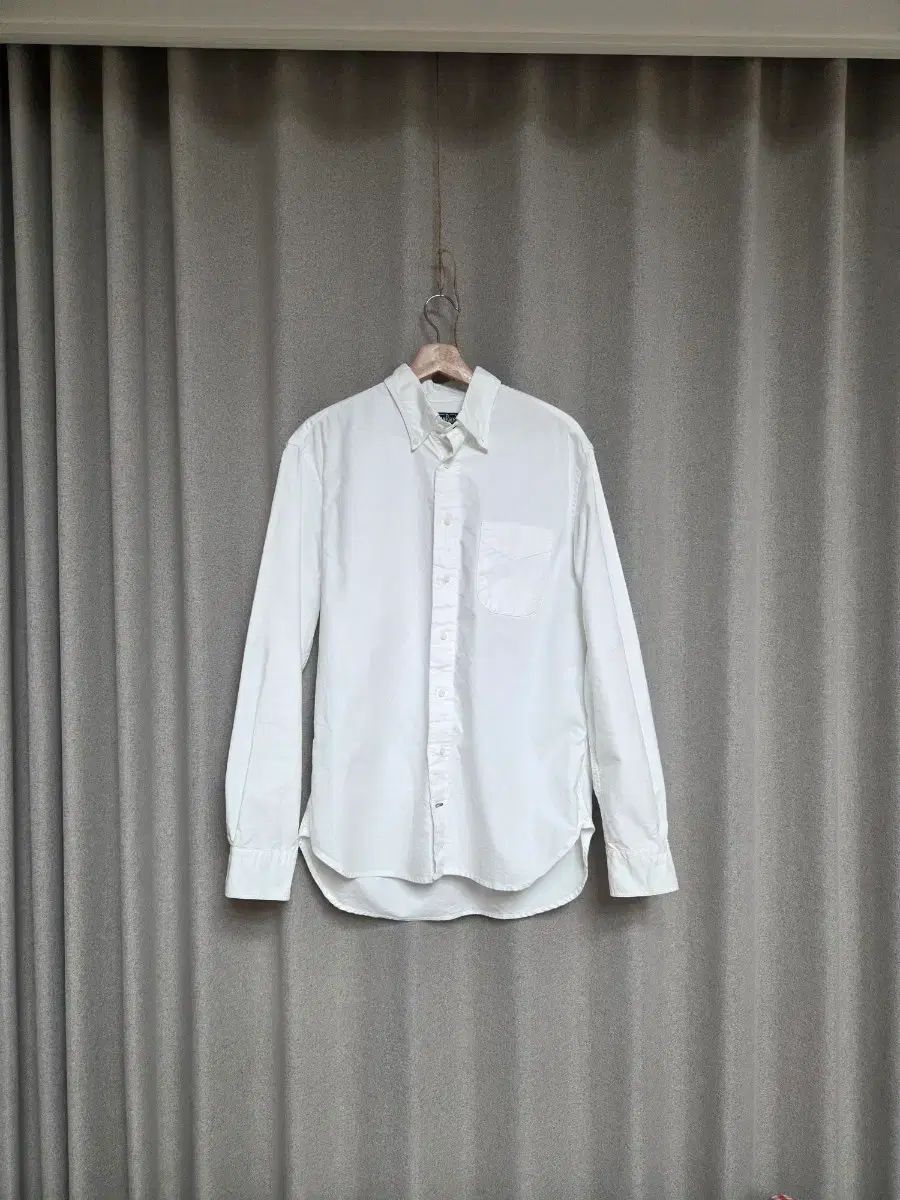 짓먼ヴィンテージ 白 Oxford（オックスフォード) シャツ L サイズ