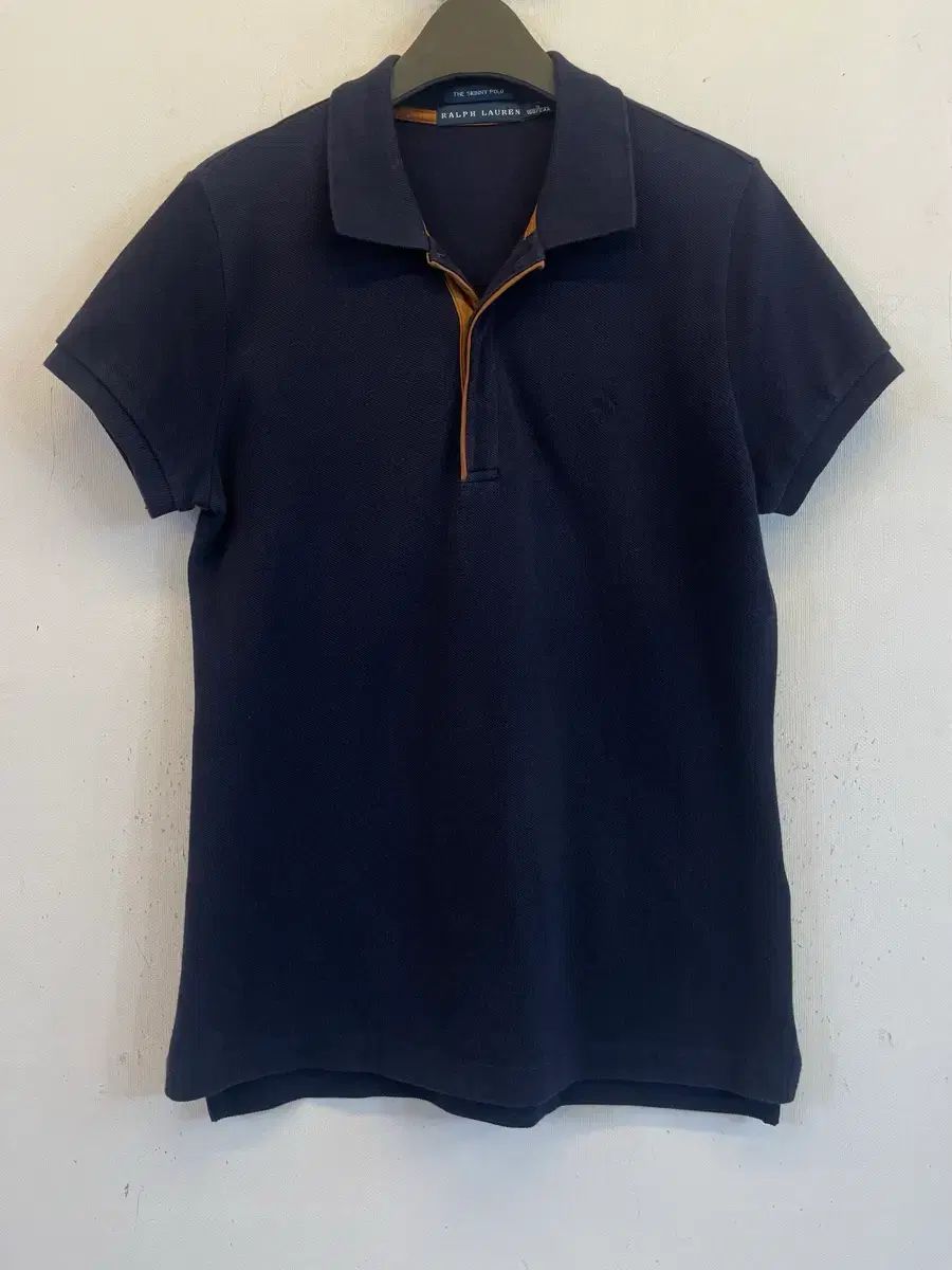 POLO RALPH LAUREN 半袖ポロシャツ ネイビーS ポロコットンTシャツ PKピケTシャツ :)