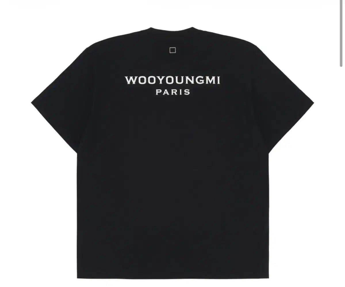 ほぼ新品/46 WOOYOUNGMI ウーヨンミ バックロゴ 半袖