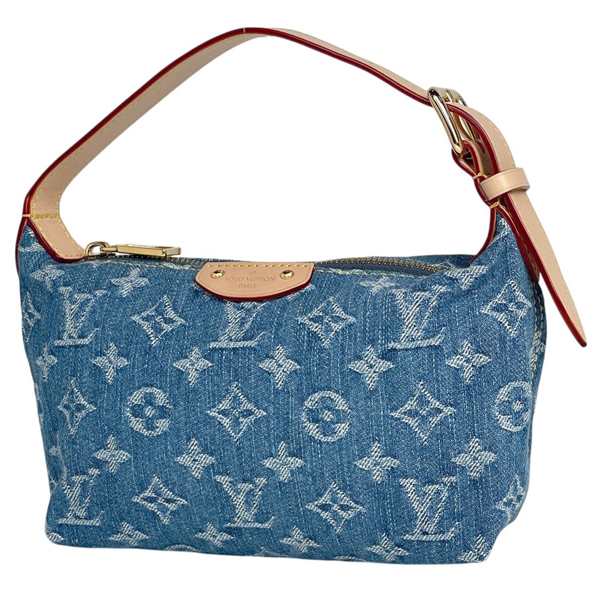 ルイ・ヴィトン Louis Vuitton ポシェット ヒルズ ハンドバッグ モノグラムデニム ブルー M82949 レディース 【中古】