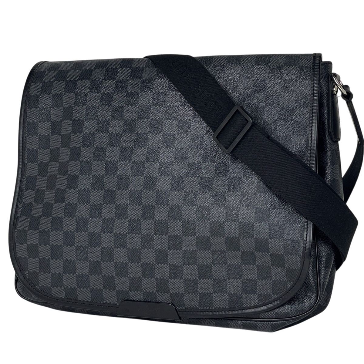 ルイ・ヴィトン Louis Vuitton ダニエルMM メッセンジャーバッグ ショルダーバッグ ダミエグラフィット ノワール(ブラック) N58029 メンズ 【中古】