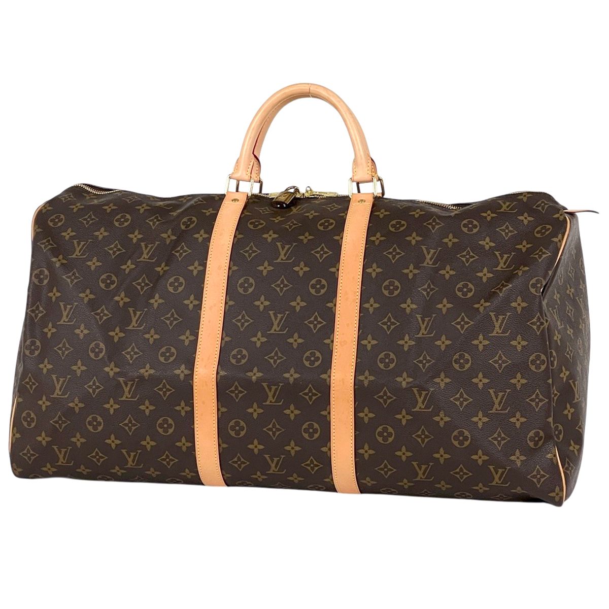 ルイ・ヴィトン Louis Vuitton キーポル60 ボストンバッグ モノグラム ブラウン M41422 レディース 【中古】