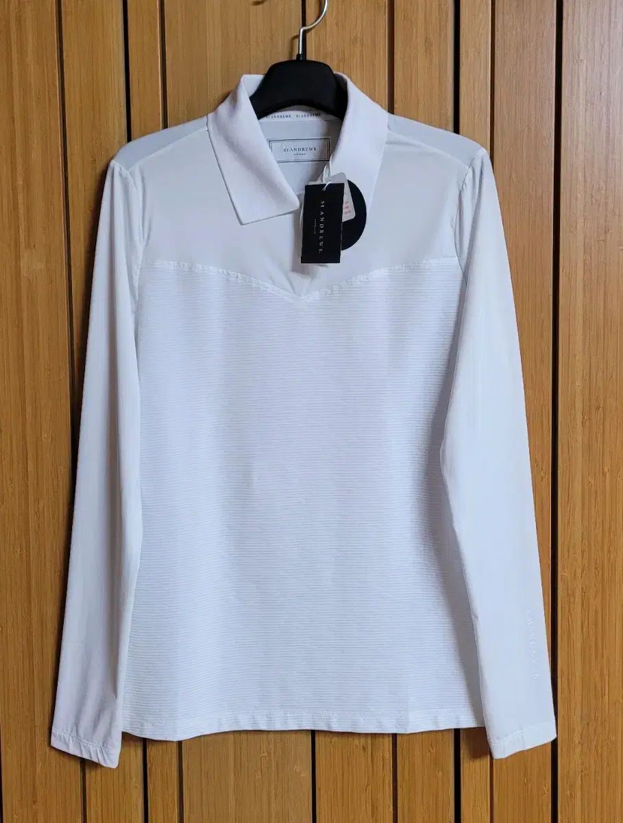 SAINT LUIS（セントルイス）レディース ニット カラ ミックス 接触冷感 Tシャツ 95 (新品)