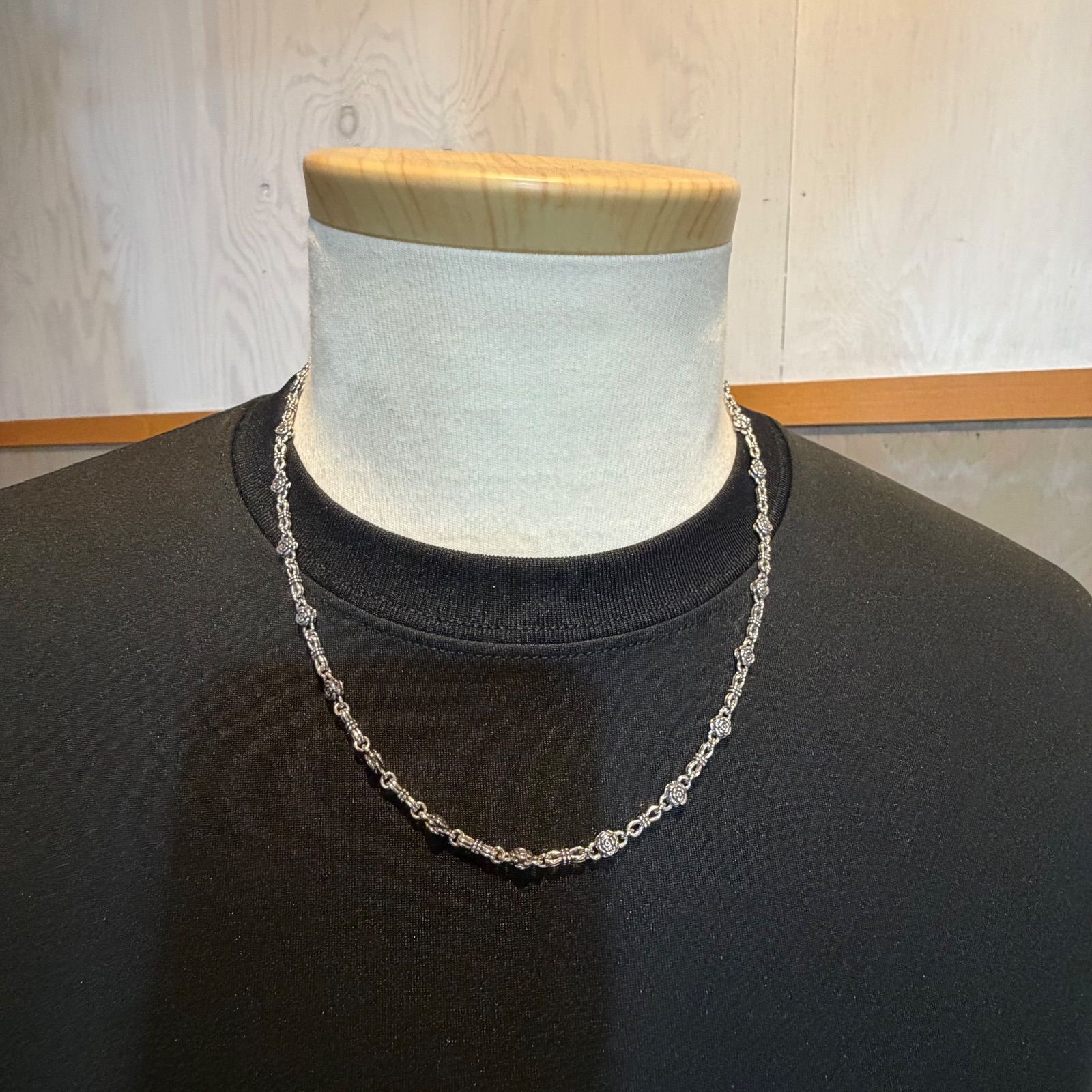 美品ネックレス BOHEMIAN 22.3gx50cm ジャスティンデイビス/Justin