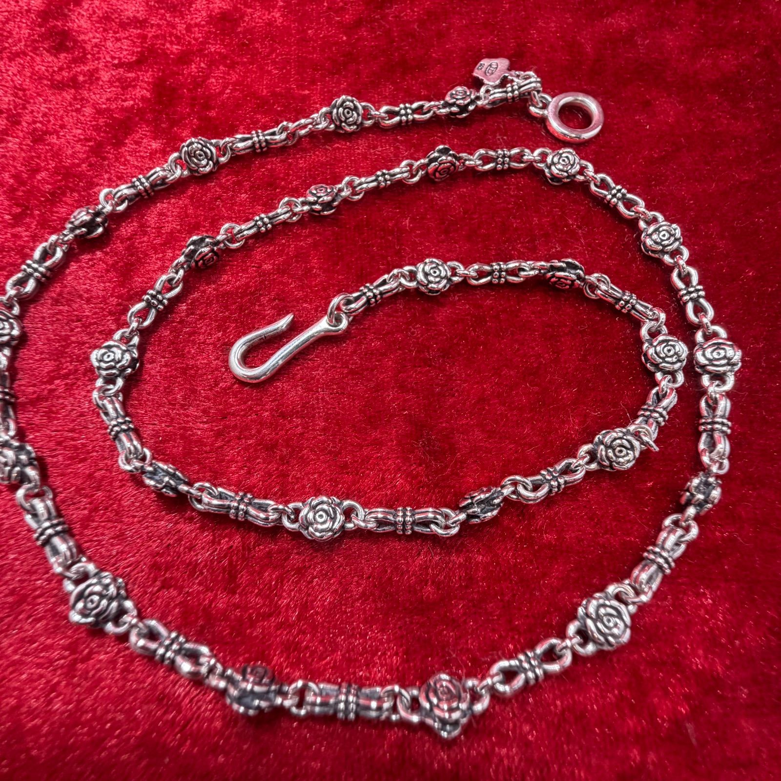 美品ネックレス BOHEMIAN 22.3gx50cm ジャスティンデイビス/Justin