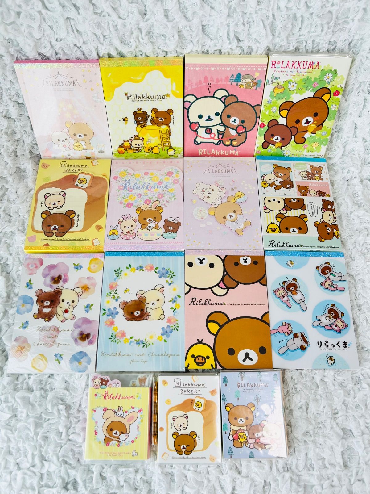 【未使用品】 15点セット　リラックマ　メモ帳　ぱたぱたメモ　san-x コリラックマ