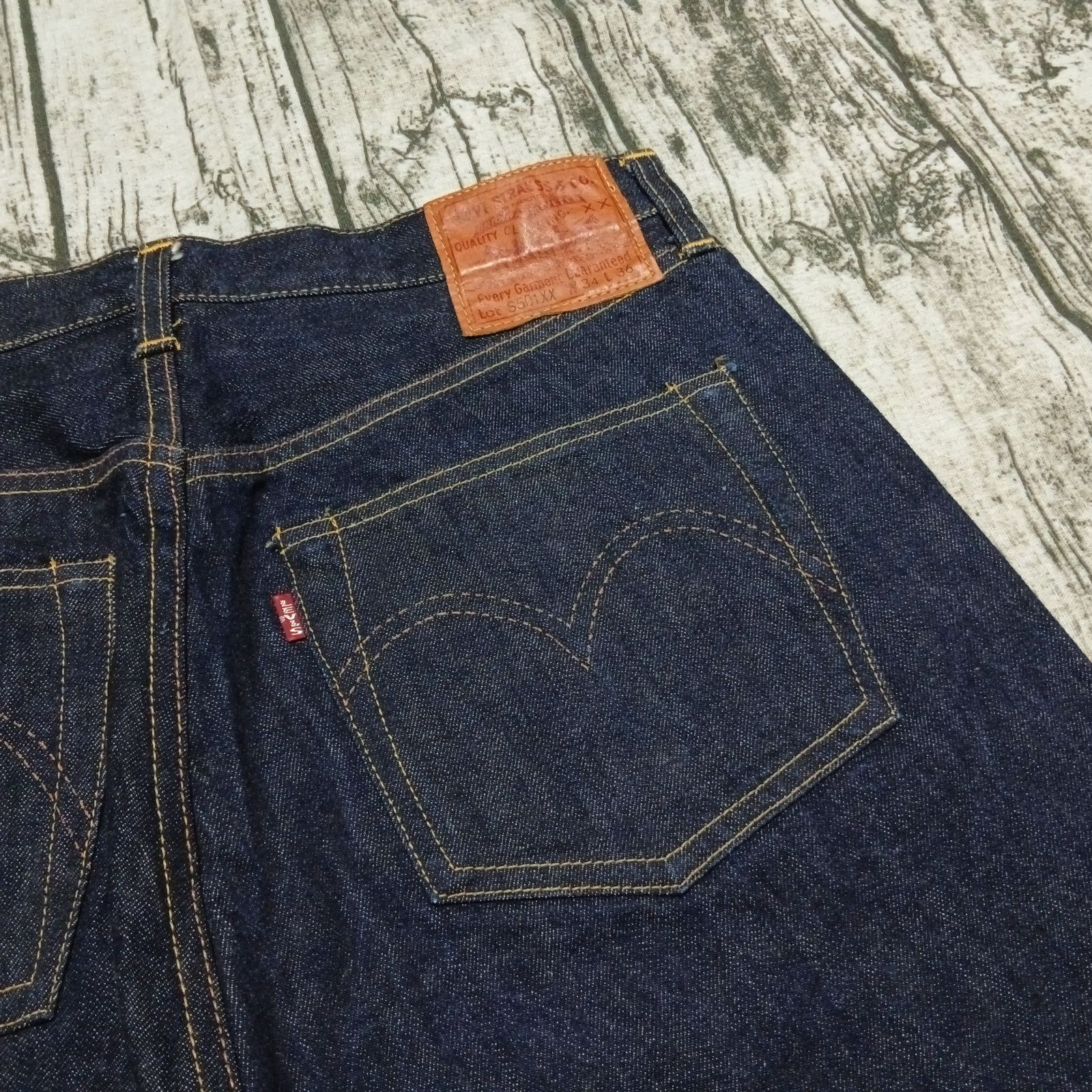 【W34】大戦モデル 99年 バレンシア製 LEVI'S S501XX 1944 濃紺美品 555 44501-0022