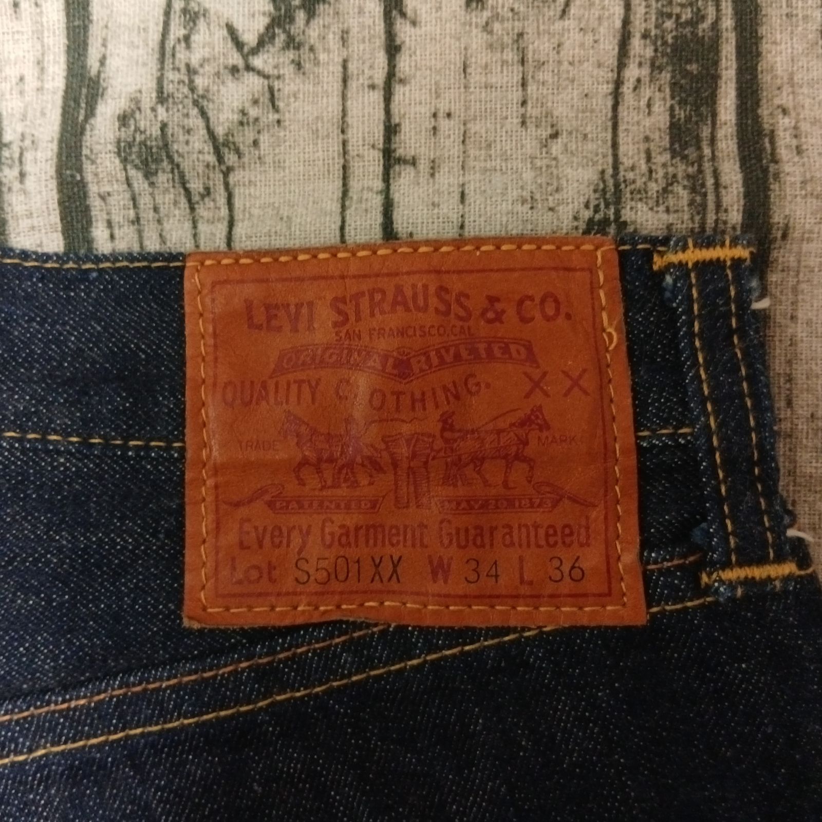【W34】大戦モデル 99年 バレンシア製 LEVI'S S501XX 1944 濃紺美品 555 44501-0022