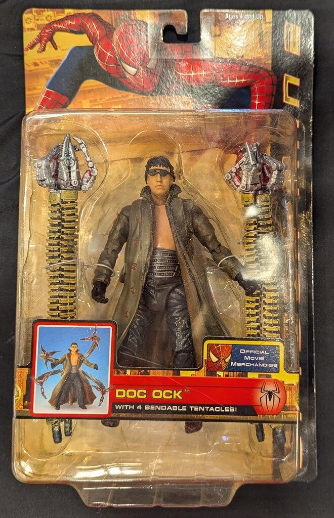 TOYBIZ (ACTION FIGURE) DOC OCK / WITH 4 BENDABLE TENTACLES 6インチ