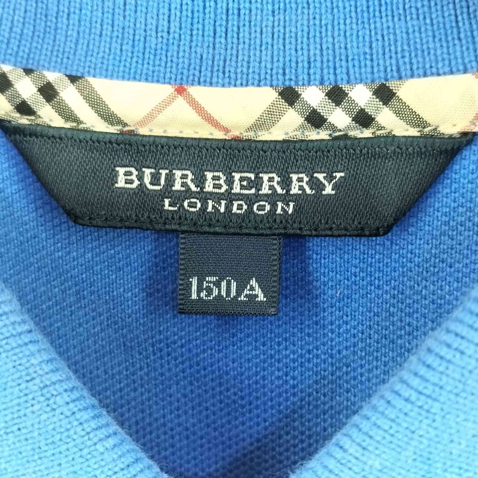 バーバリーロンドン BURBERRY LONDON 半袖 ポロシャツ レディース 150A 