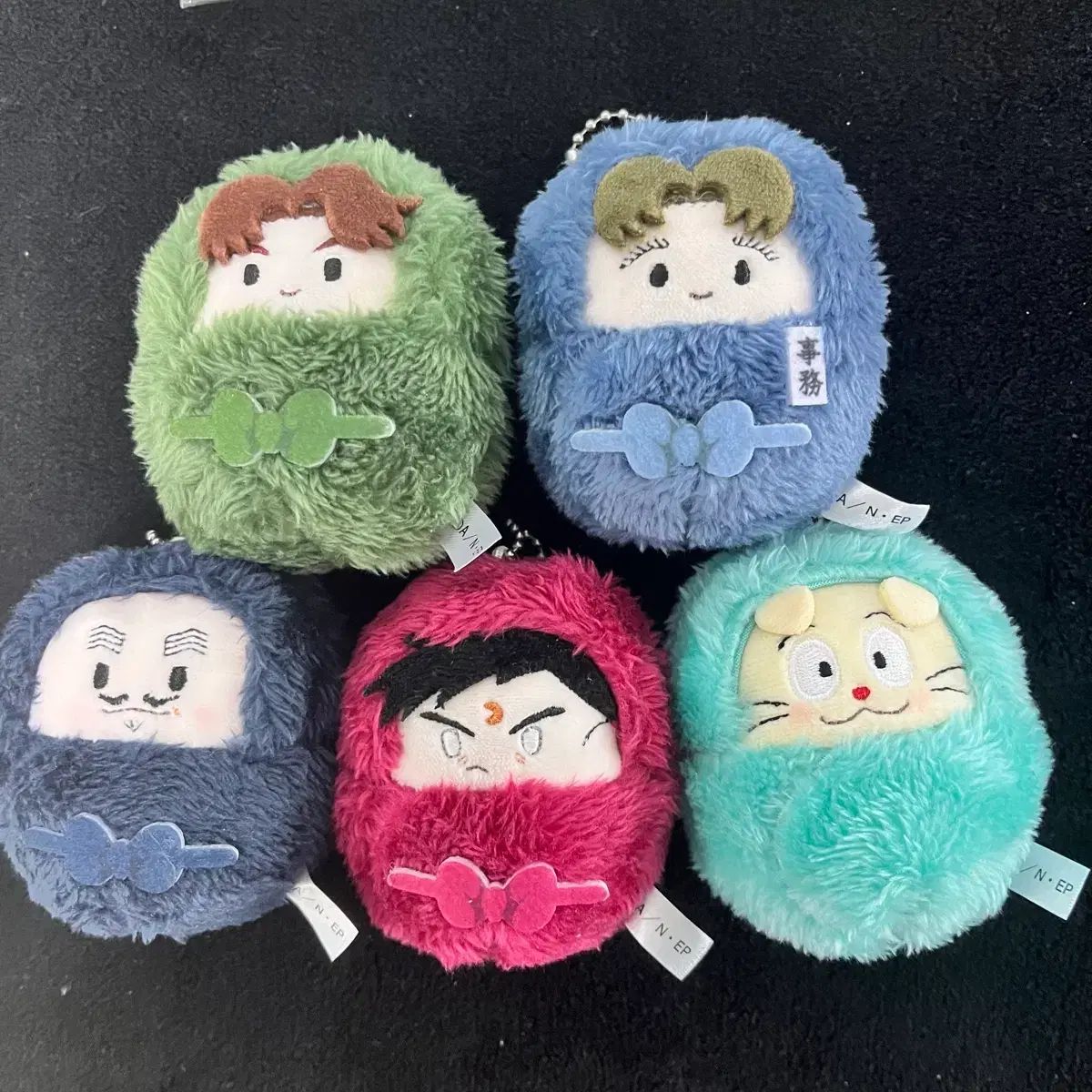 忍たま リッキー 小松田 くるみたぴぬい ふわ アクリル まとめ 忍者BOY 乱太郎