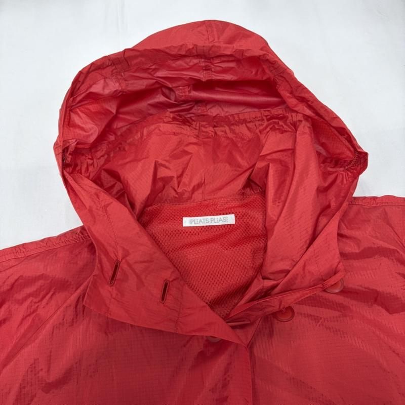 プリーツプリーズ ISSEY MIYAKE イッセイミヤケ フード ロング レイン