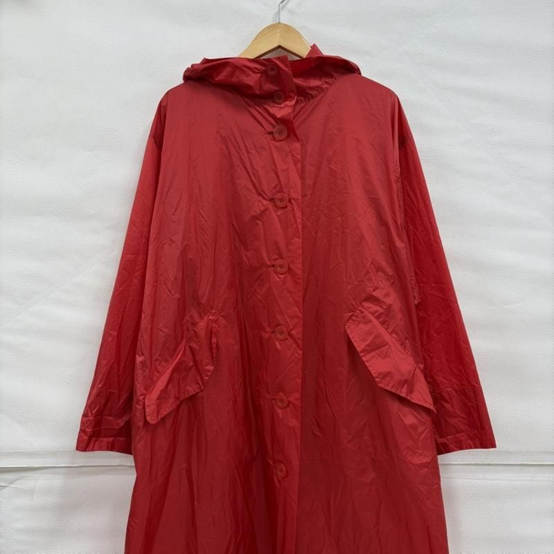 プリーツプリーズ ISSEY MIYAKE イッセイミヤケ フード ロング レイン