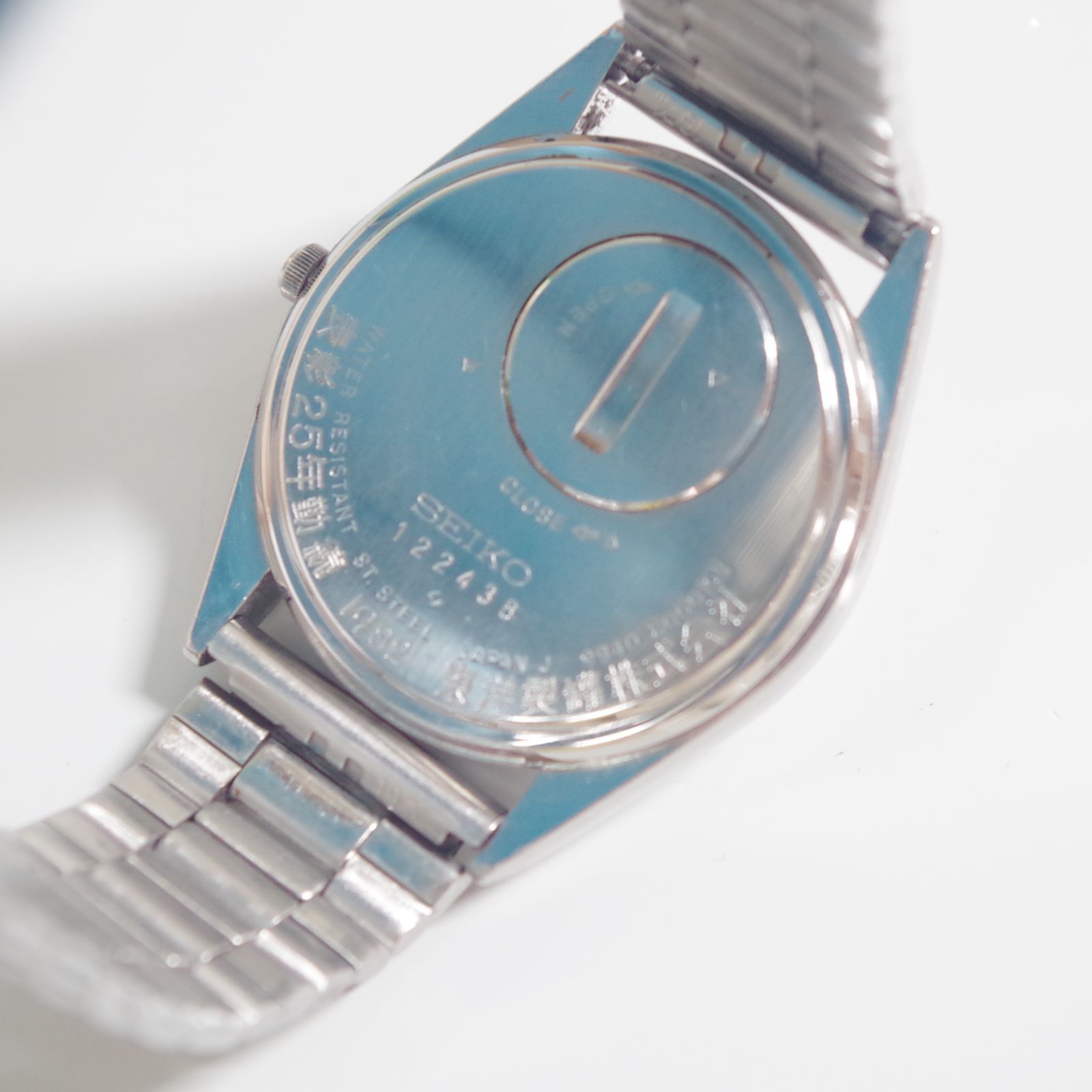 A7101 (稼働品) SEIKO Grand Quartz 9940-8000 電池交換・メンテナンス済み ツインクォーツ メンズ腕時計