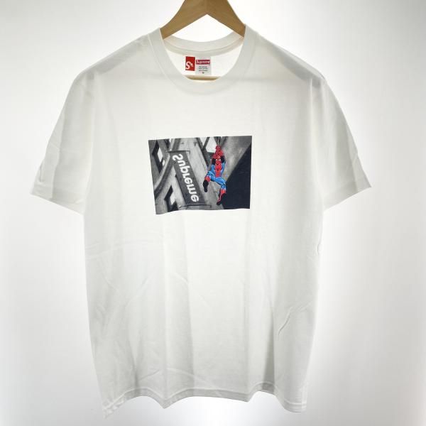 【中古】Supreme 26SS Spider Man Tee サイズM ホワイト[91] 13,980円
