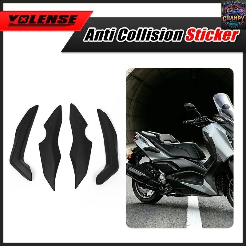 XMAX 125 250 V2 V3 2023-2026 オートバイボディプロテクター 衝突防止ステッカー 傷防止ストリップステッカー