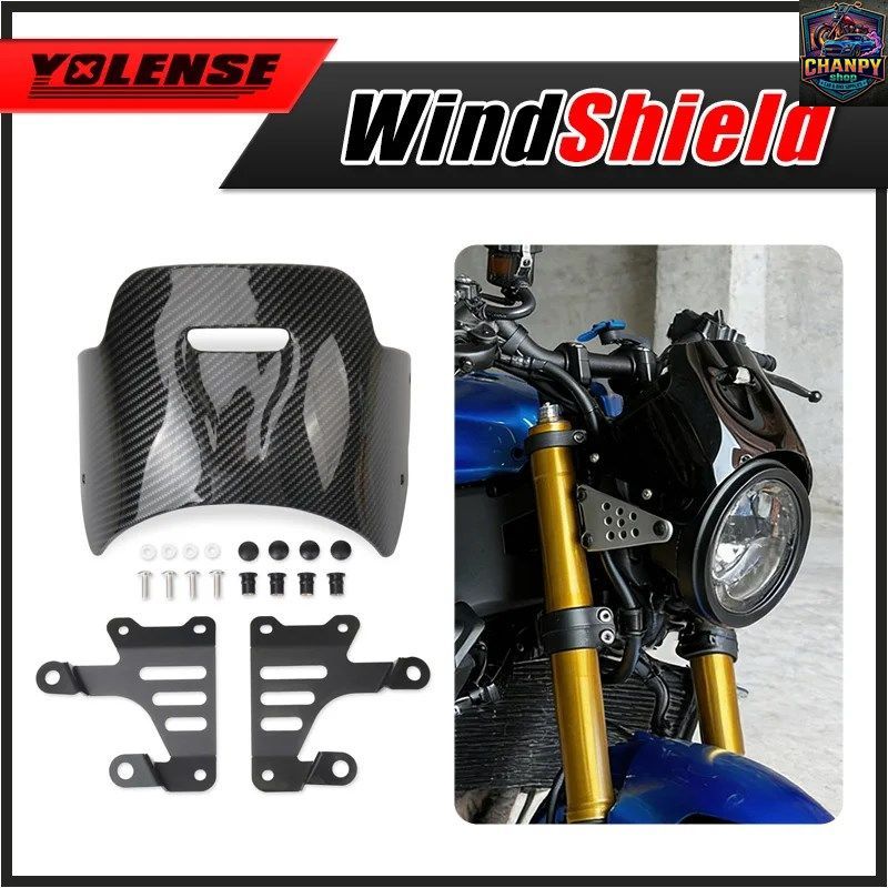 XSR900 XSR 900 2022-2026 オートバイ バイザー ヘッドライト カウル ウインドスクリーン ウインドシールド ウインドディフレクター シール
